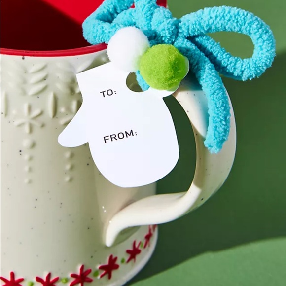 Anthropologie Bundle Up Monogram Holiday Mug "S”NWT - Picture 4 of 4